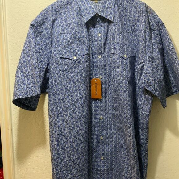 NWT 🆕 STETSON  Plaid Western Shirt Mens size XXL - Picture 2 of 7